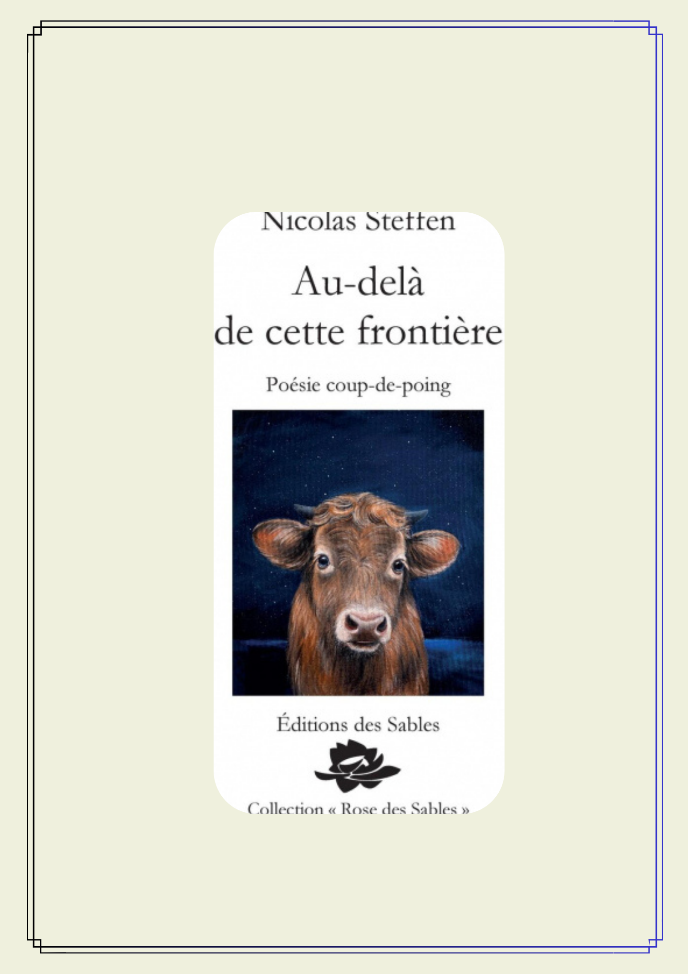 Lire la suite à propos de l’article Au-delà de cette frontière