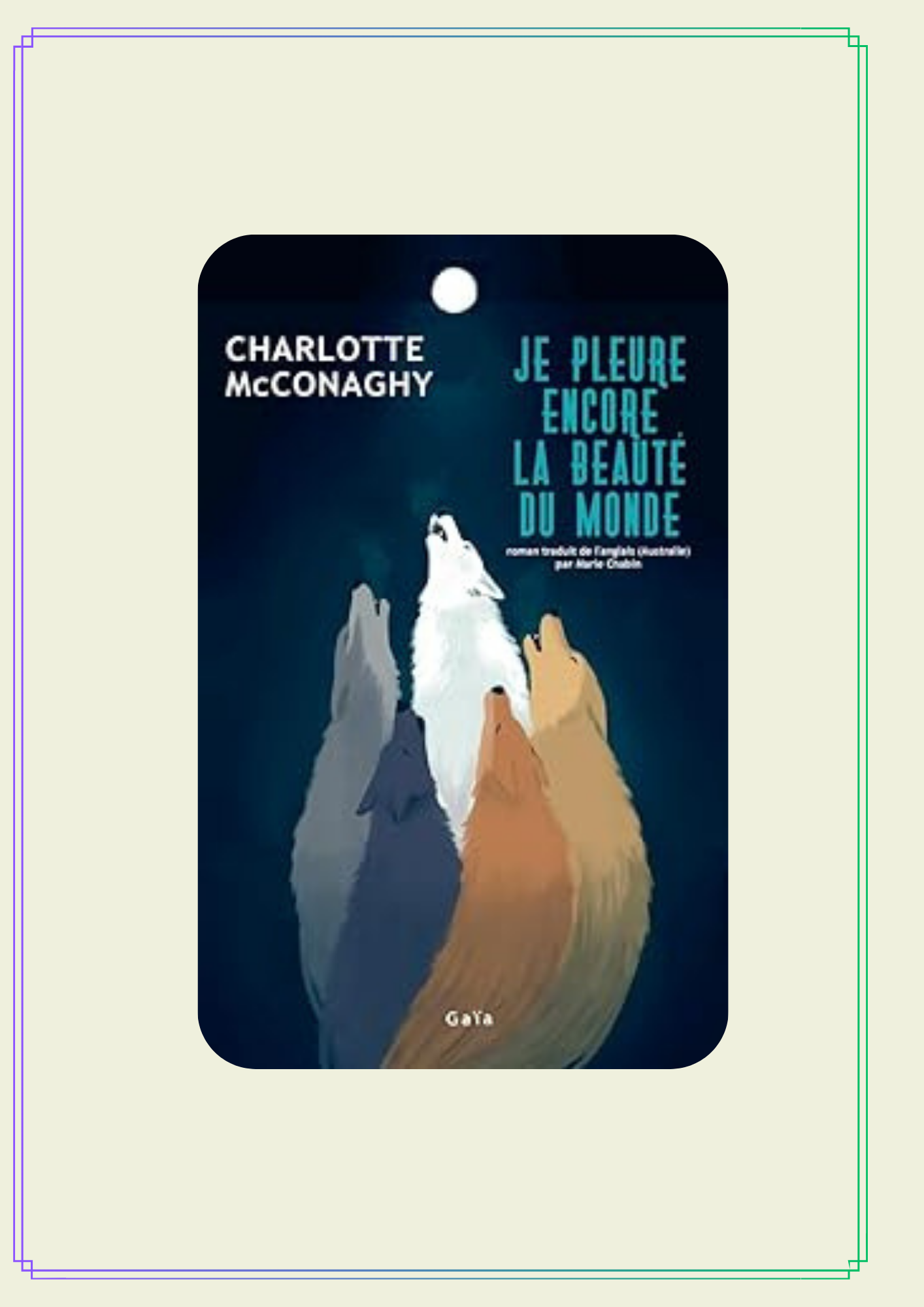 Lire la suite à propos de l’article JE PLEURE ENCORE LA BEAUTÉ DU MONDE