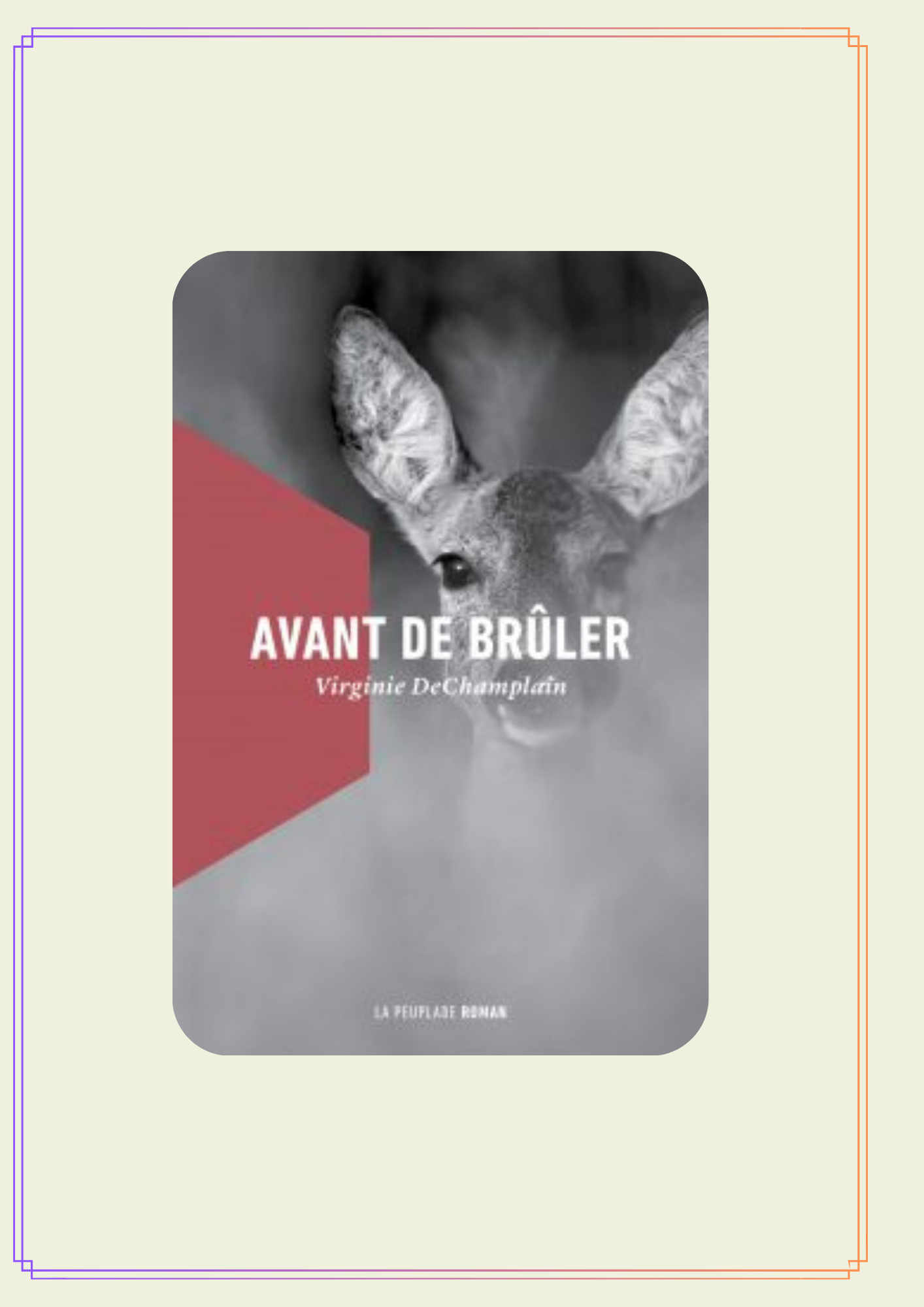 Lire la suite à propos de l’article AVANT DE BRÛLER